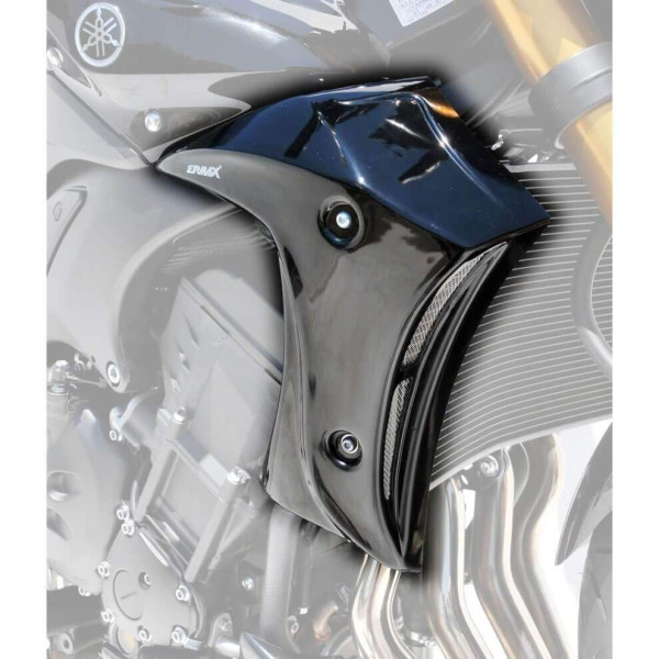 Ermax Ermax radiator cheeks | gloss black (diablo black) | yamaha fz8 2010>2017